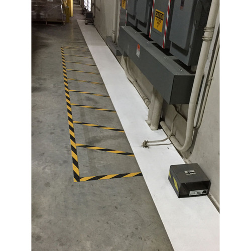 White Warehouse Floor Tape For Sanitation, 18" x 90'