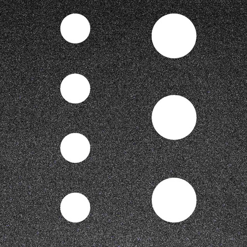 Dot Marker Stencil for industrial warehouse use.