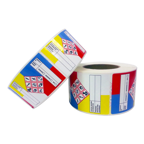 GHS Secondary Labels, Roll of 100