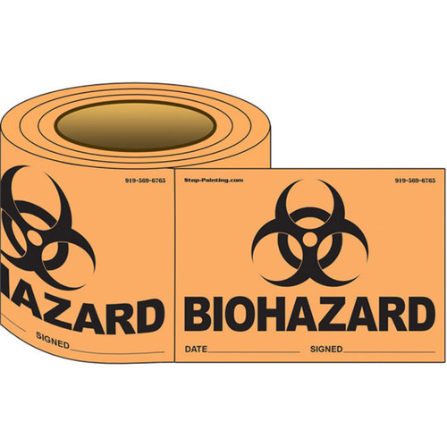 Safety Biohazard Labels
