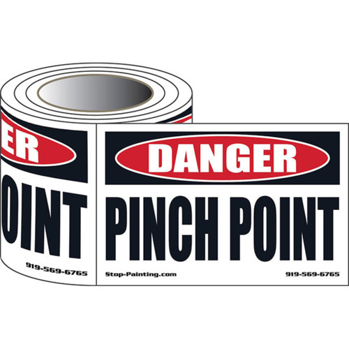 Pinch Point Safety Labels