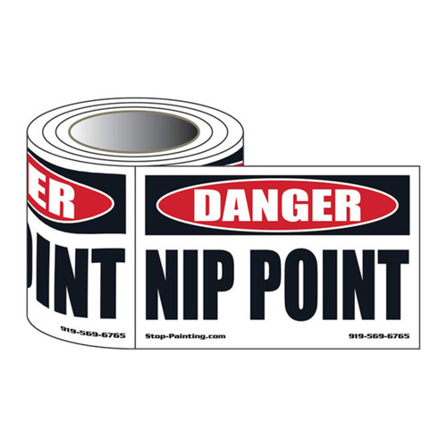 Nip Point Safety Labels