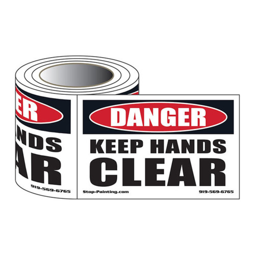 Hands Clear Safety Labels