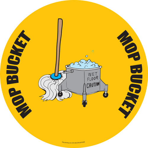 Mop Bucket Floor Sign