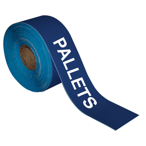 Superior Mark® Repeating Message Floor Tape - "PALLETS"