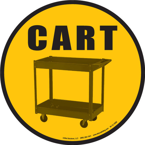 Cart Floor Sign