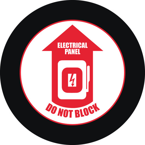 Electrical Panel -White Bkgd/Red Text