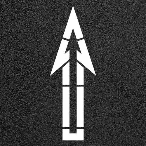 76" Straight Arrow Stencil Kit