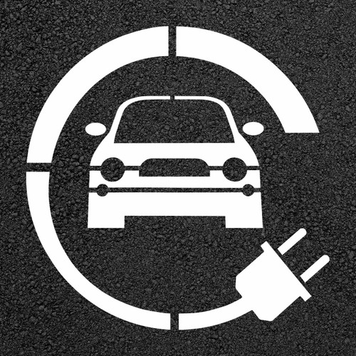 Electric Vehicle Stencil