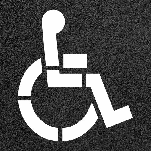 Handicap Stencil - 39" x 34"