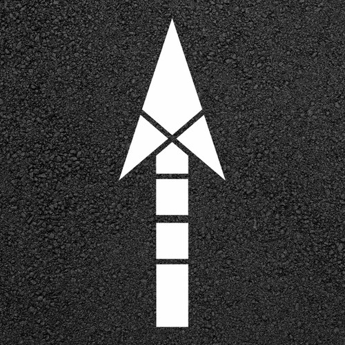 Parking Stencil, 10' Straight Arrow Kit, 2 pc