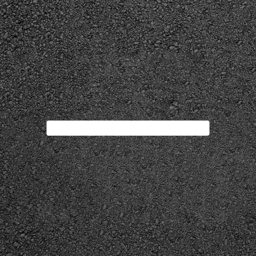 Line Stencil - 12" x 15' Block Size, Makes Line Measuring 4" x 14'