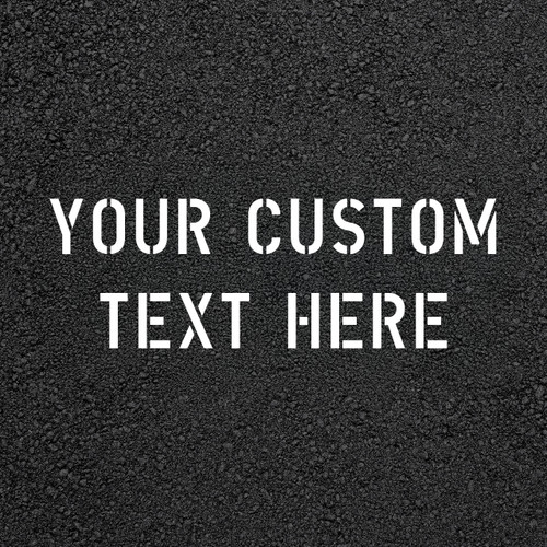 Ten Character Stencil