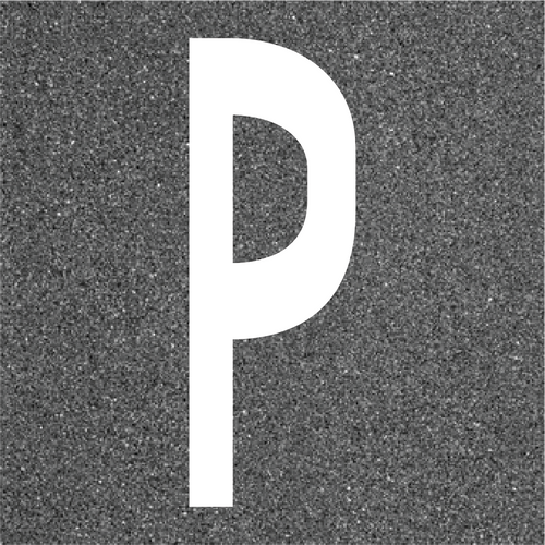 Pavement Marking Letter/Number