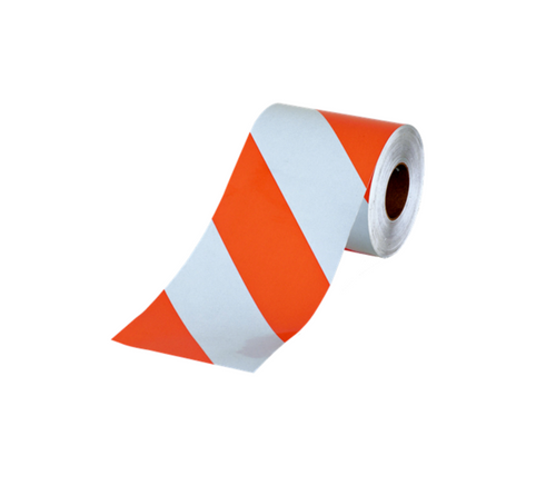 Pre-Striped Barricade Reflective Sheeting