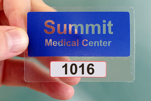 Custom Repositionable Parking Permit (Clear), Front Stick - 2” x 3”